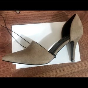 Forever 21 taupe high heel shoes